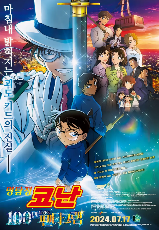 명탐정 코난 극장판 27기 100만 달러의 펜타그램 포스터