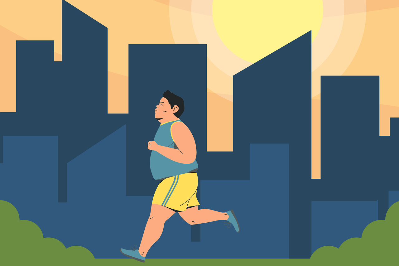 달리기 운동을 하는 이미지