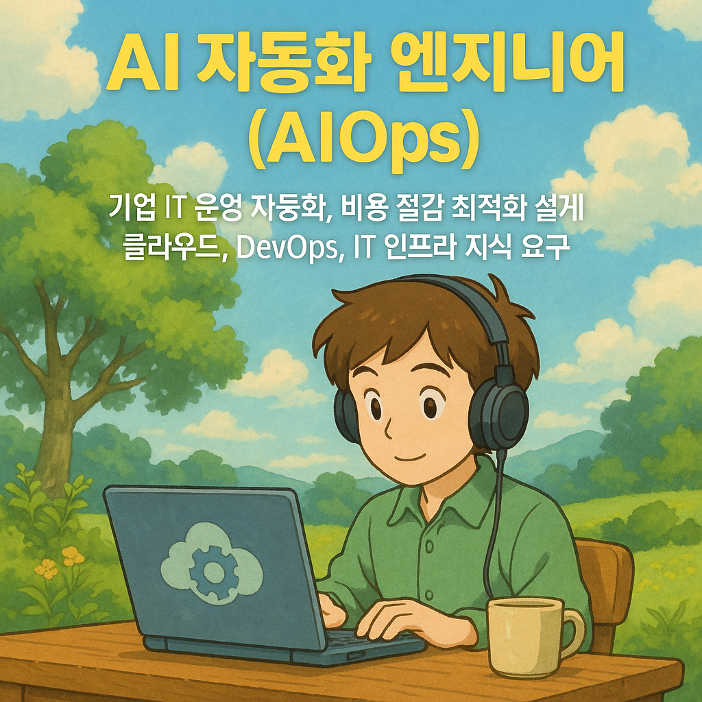 AI 자동화 엔지니어(AIOps)의 기업 IT 운영 자동화 및 비용 절감