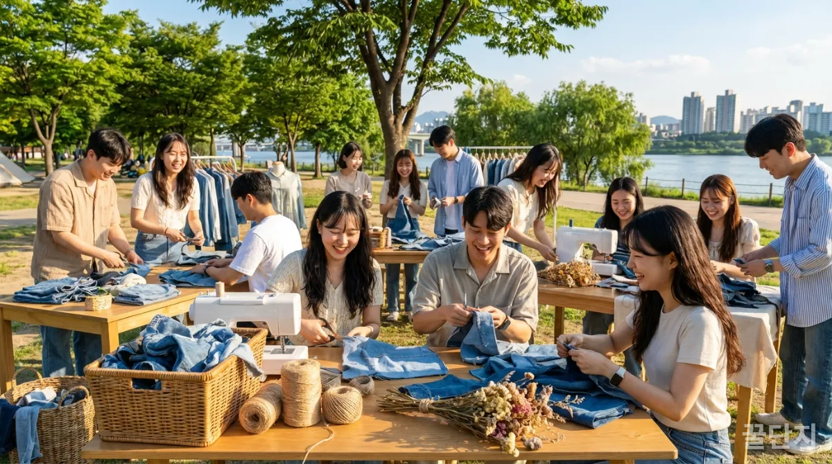 지속가능한 패션을 실천하는 MZ세대 청년들