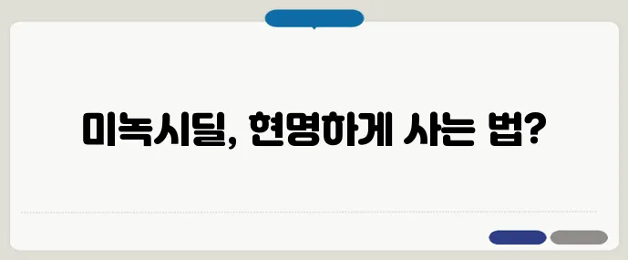 초보도 이해하는 미녹시딜 가격 가이드