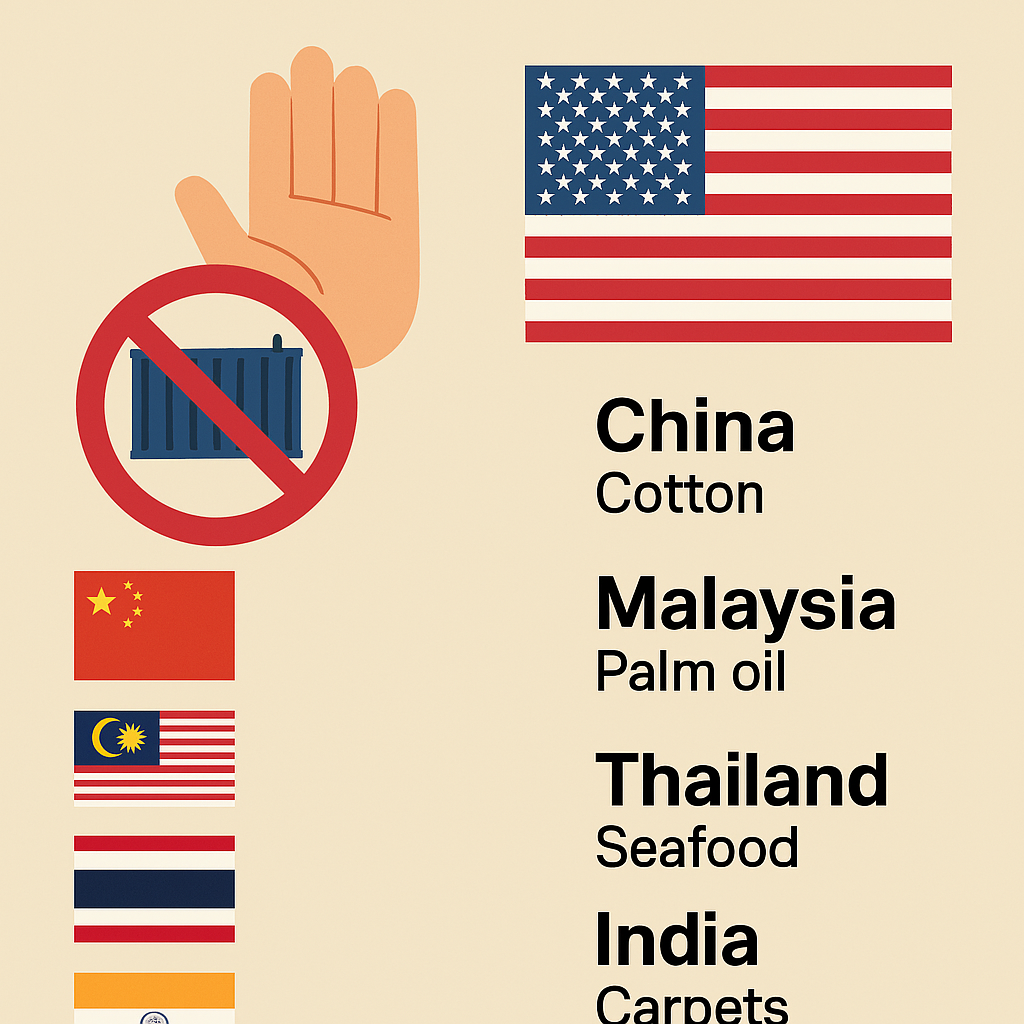 미국수입거부국가