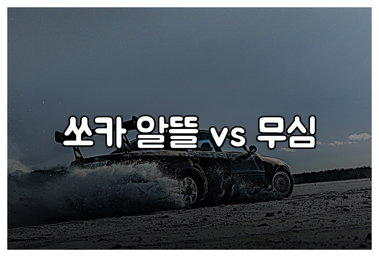 쏘카 알뜰 vs 무심