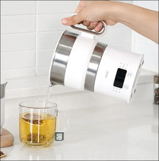 보아르 올 스테인리스 캠핑용 접이식 멀티 전기포트