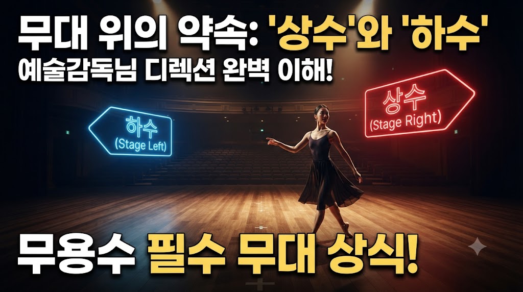 무대 위의 약속: 예술감독님의 디렉션을 완벽하게 이해하는 '상수'와 '하수'