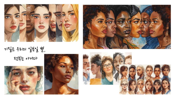 기질은 우리의 일부일 뿐, 전부는 아니다에 관한 그림