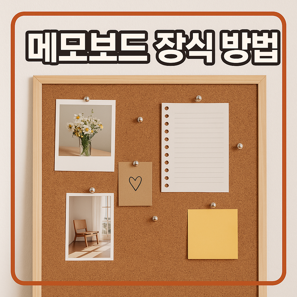 메모보드 장식 방법