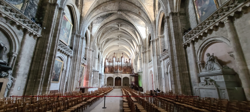 보르도 시가지-보르도 대성당 실내전경