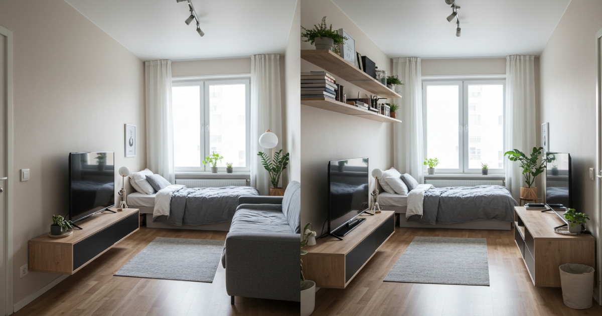 셀프 인테리어로 리모델링한 30평 아파트의 전후 모습, 모던하고 아늑한 분위기 연출