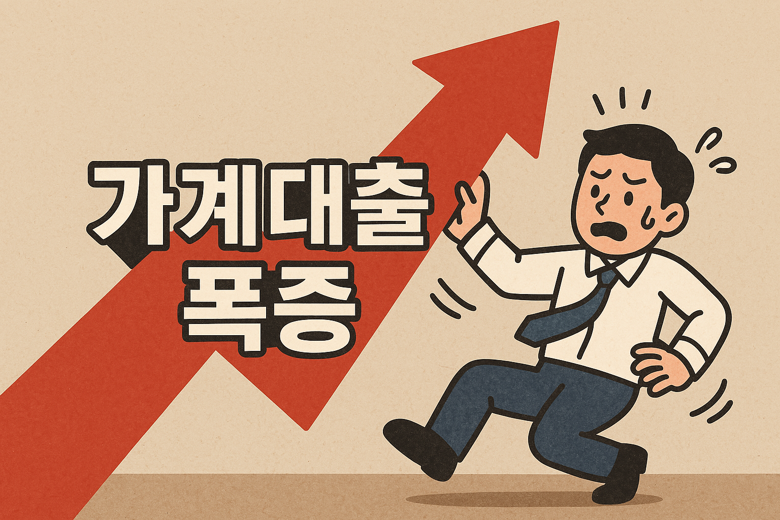 가계빚 1인당 9600만 원 돌파..! 역대 최대