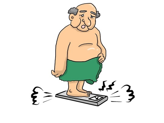 노인비만 이미지