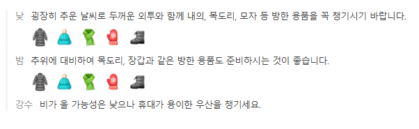 중국 청도 1월 날씨 옷차림 추천 여행지