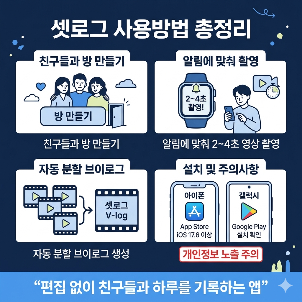셋로그 뜻&middot;사용방법 setlog 앱 설치, 찍는법, 갤럭시&middot;아이폰 차이 인포그래픽