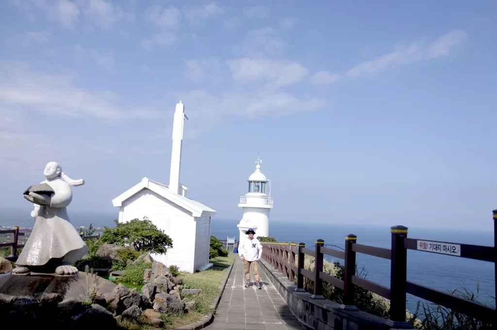 우도봉 정상 우도등대에서 바라본 풍경.