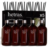 헤트라스 프리미엄 대용량 디퓨저 5p 선물세트, 500ml, 1세트