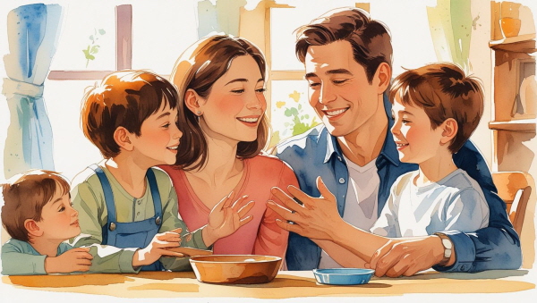 ESTP 부모는 솔직하고 직설적인 성향을 지니고 있습니다에 관한 그림