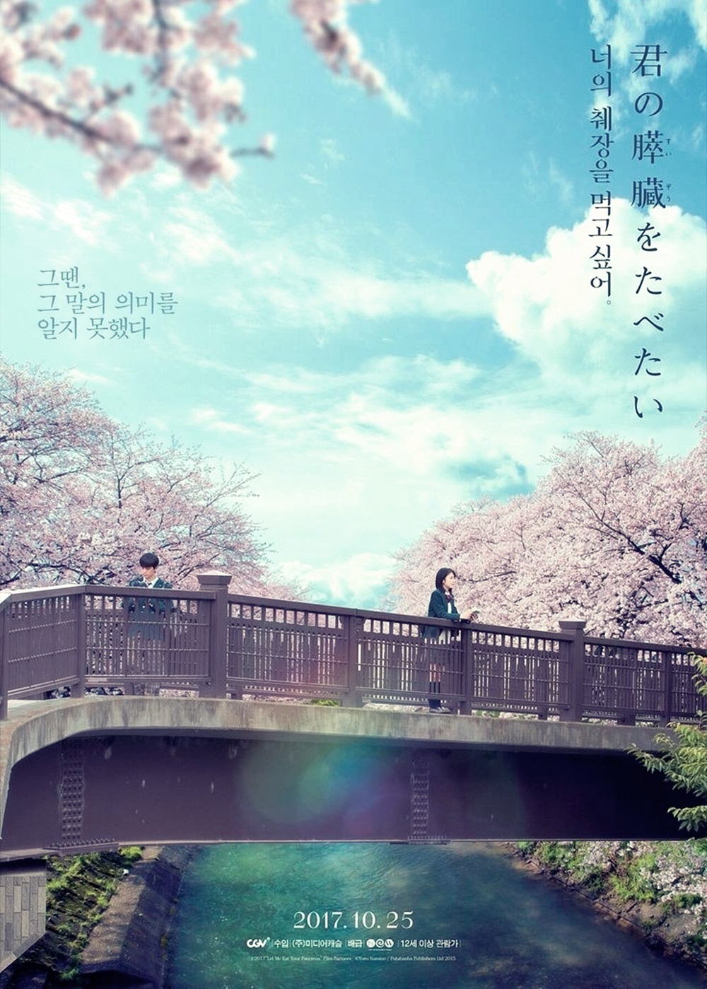 재개봉영화 '너의 췌장을 먹고 싶어' 정보 출연진 관람평