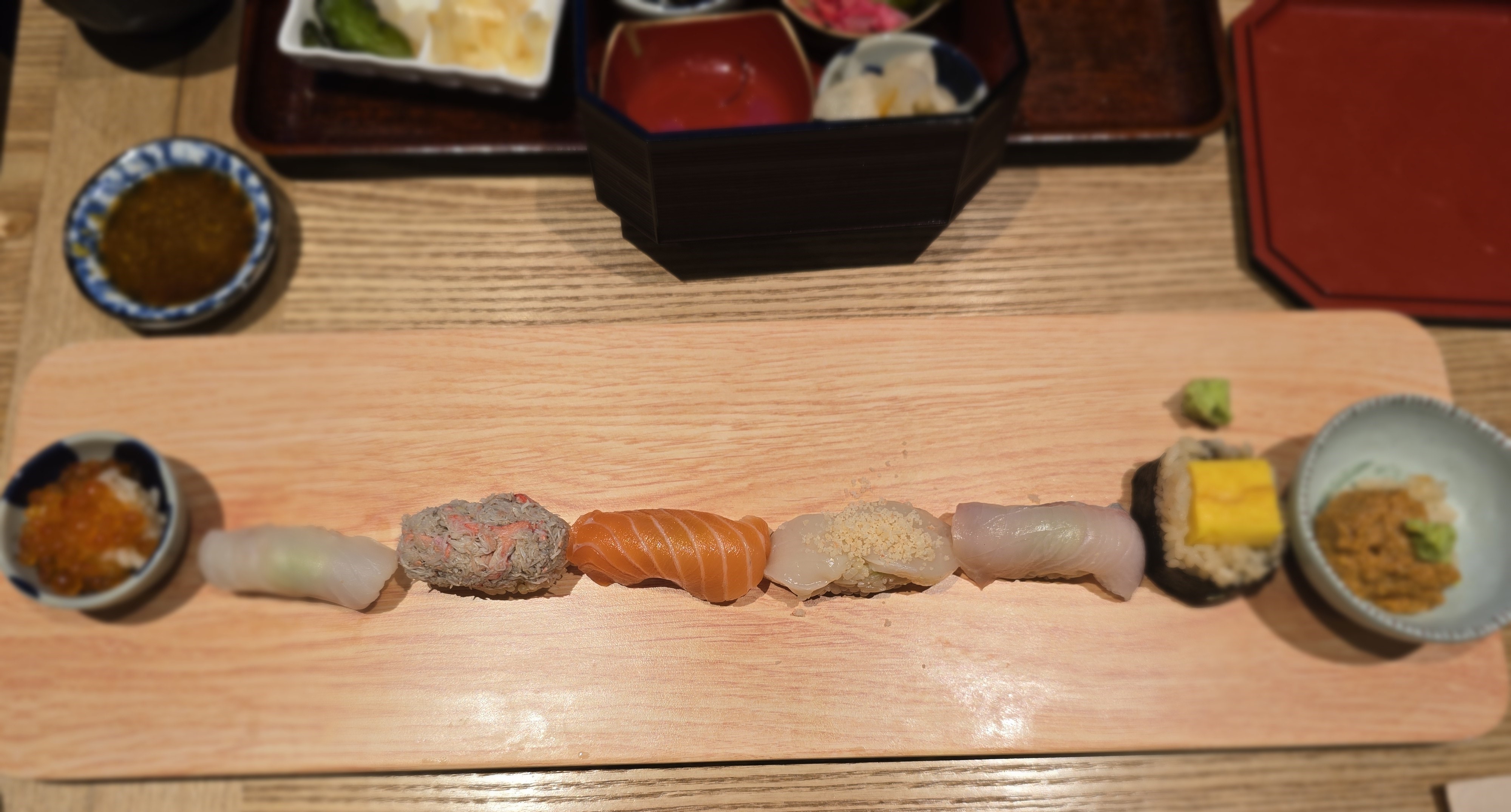 신세계본점 김수사 디너 사시미코스 중에 초밥코스