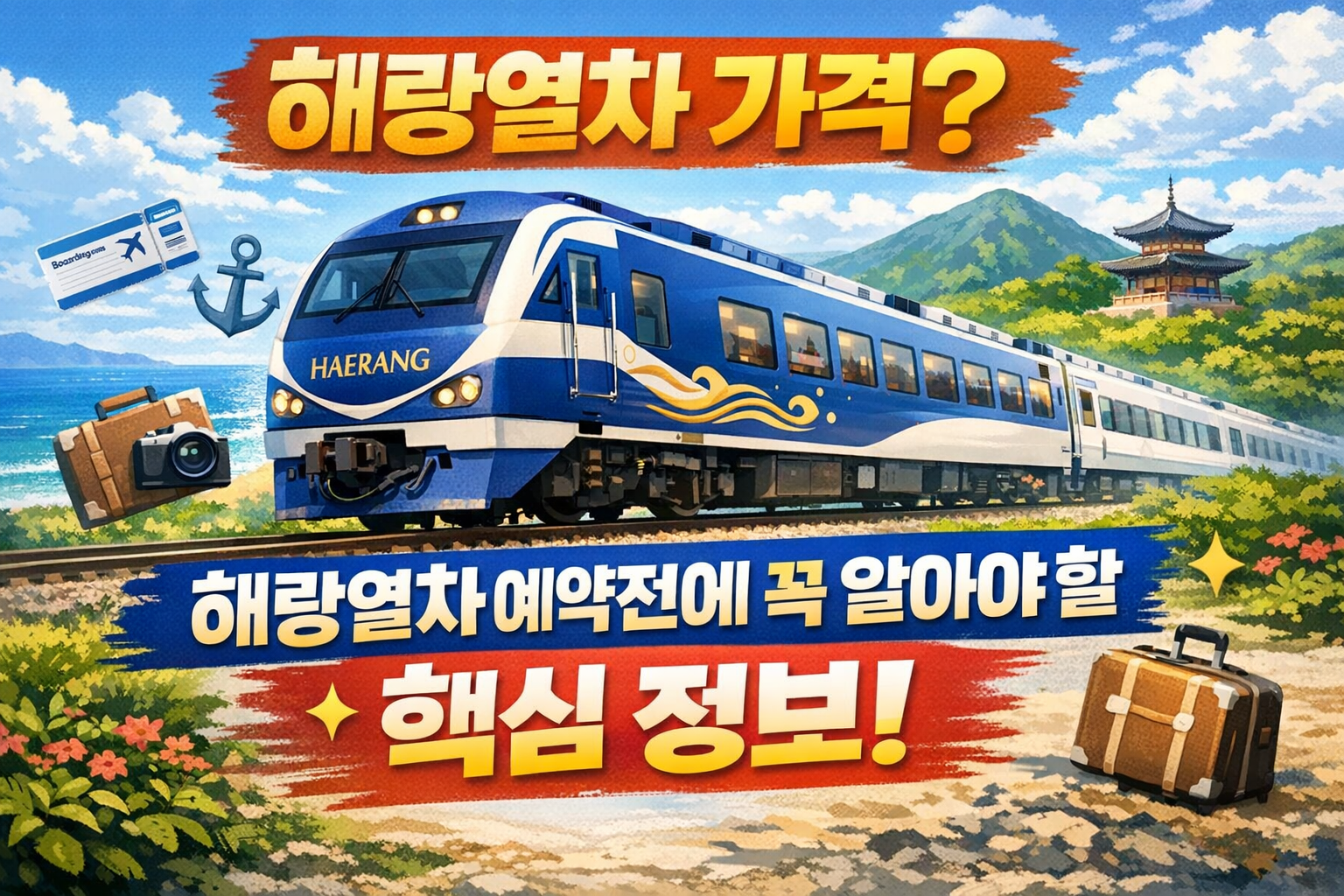 해랑열차 가격