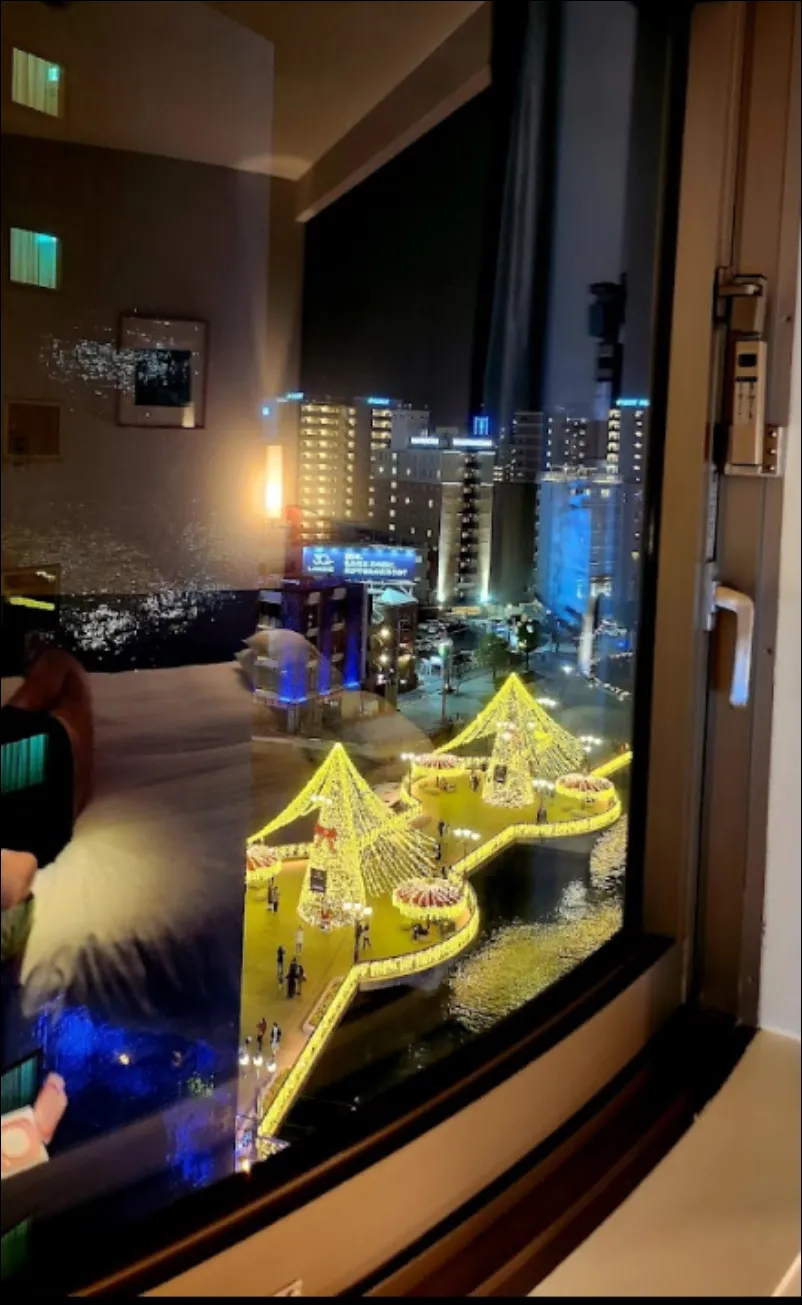 호텔에서 바라본 일루미네이션