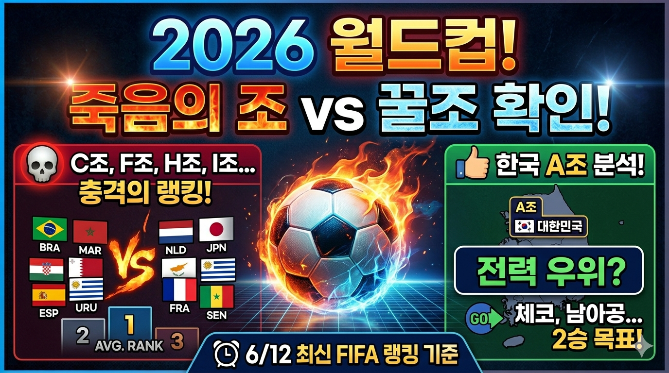 2026 월드컵 조편성 결과: 한국 A조 일정 및 48개국 전체 명단 정리 관련사진