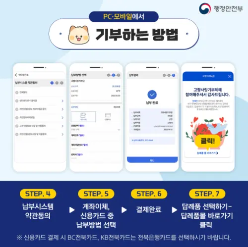 고향사랑기부제 답례품 추천 세액공제 연말정산 혜택