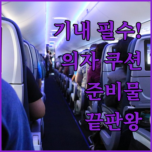 비행기 아기 의자 쿠션 활용법과 기내..
