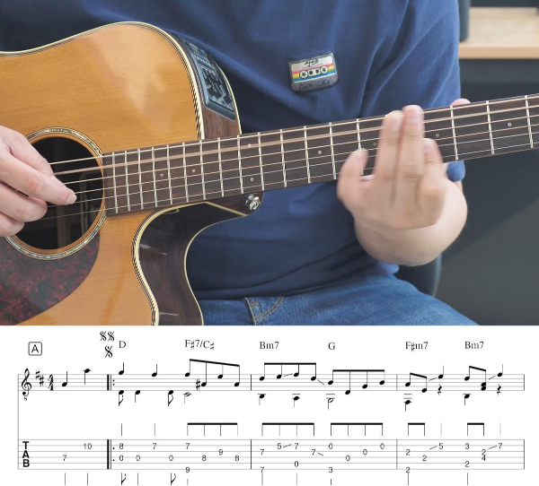 wind song-윈드송-핑거스타일-코타로오시오-악보-타브