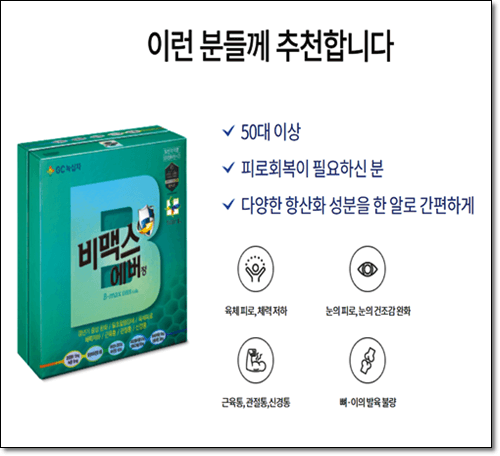 비맥스에버정 추천