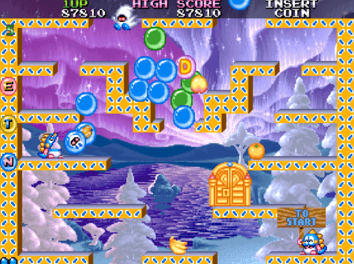 버블을-발사하여-몬스터를-가두는-화면