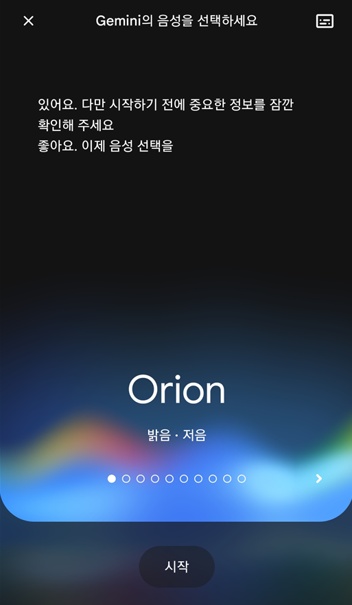 1. 음성 설정 변경하기