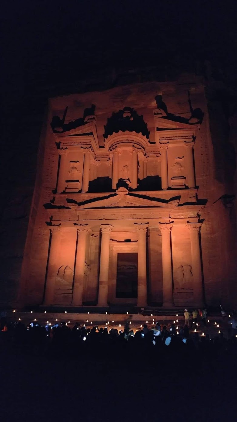 요르단 페트라 나이트 투어