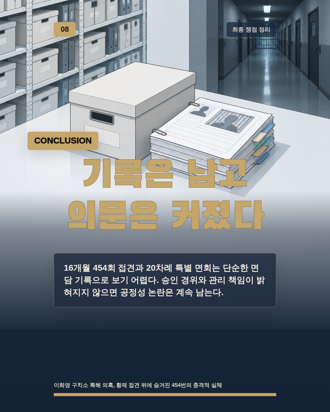 기록은 남고 의문은 커졌다