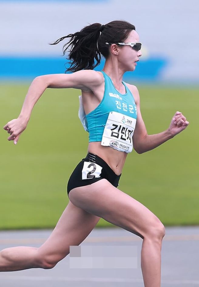 김민지 육상선수 기록