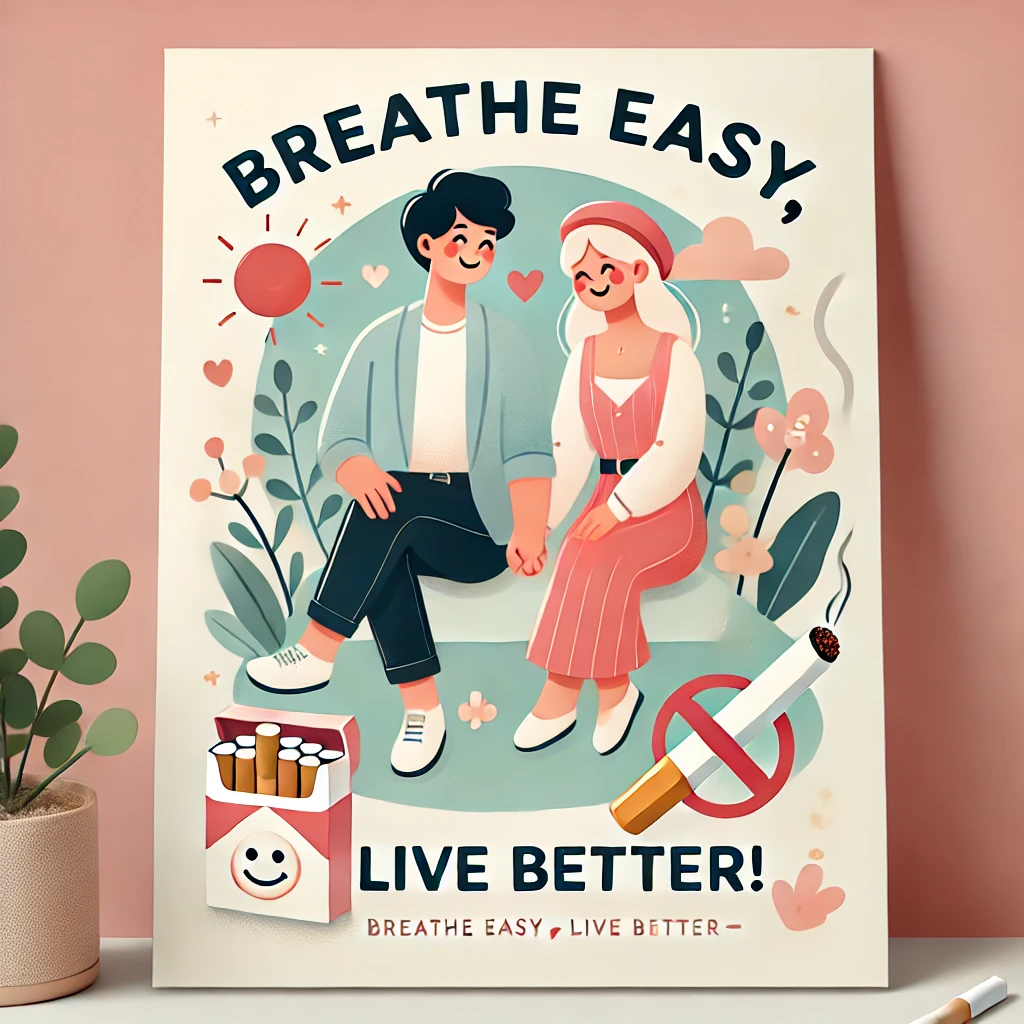 귀여운 금연 포스터