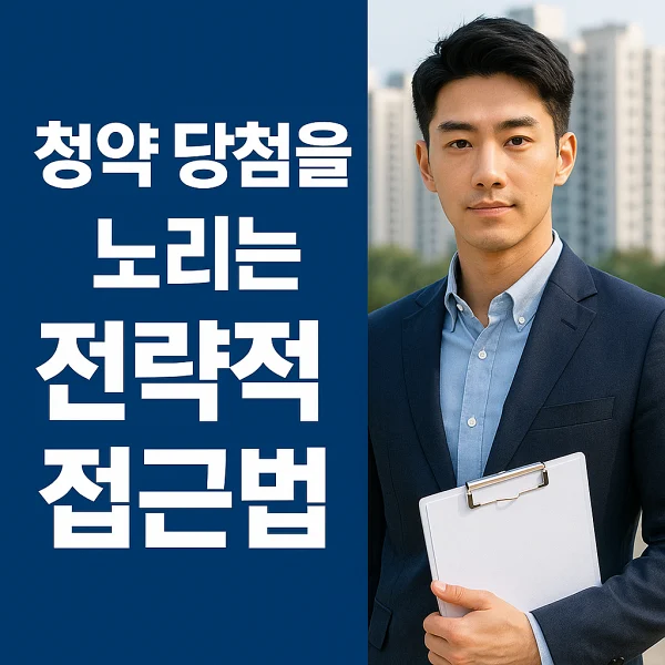 청약 당첨을 노리는 전략적 접근법