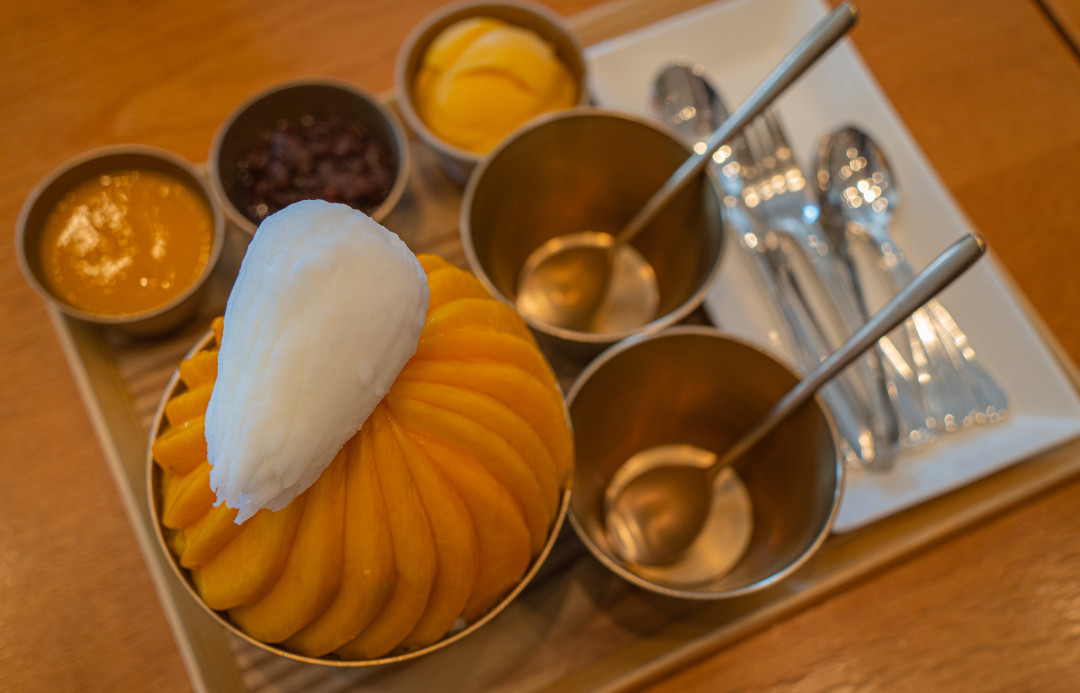 제주 신라호텔 망고빙수