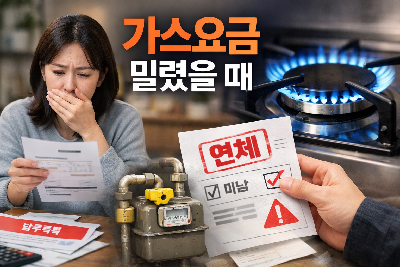 가스요금 밀렸을 때