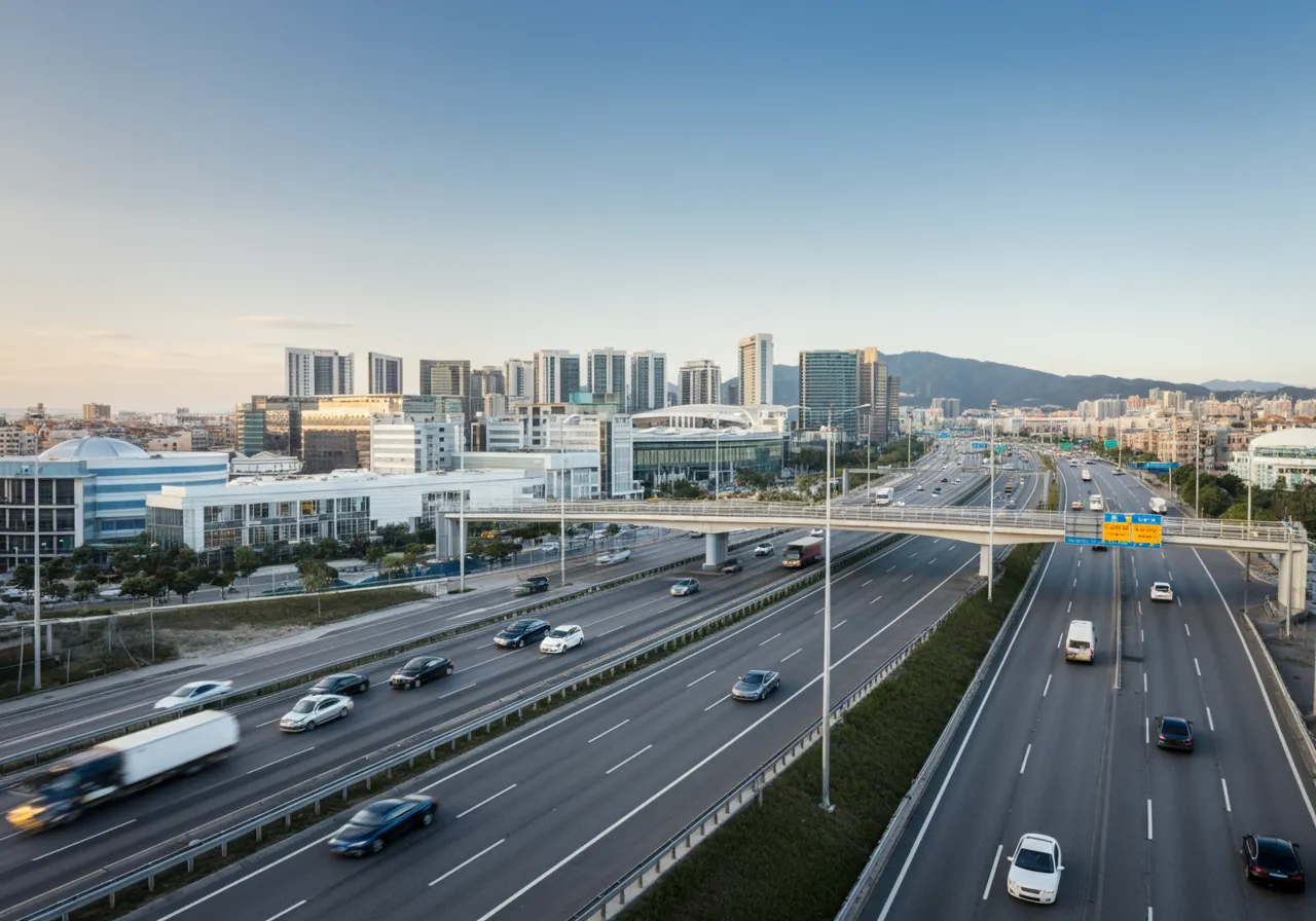 실시간 교통 상황 확인