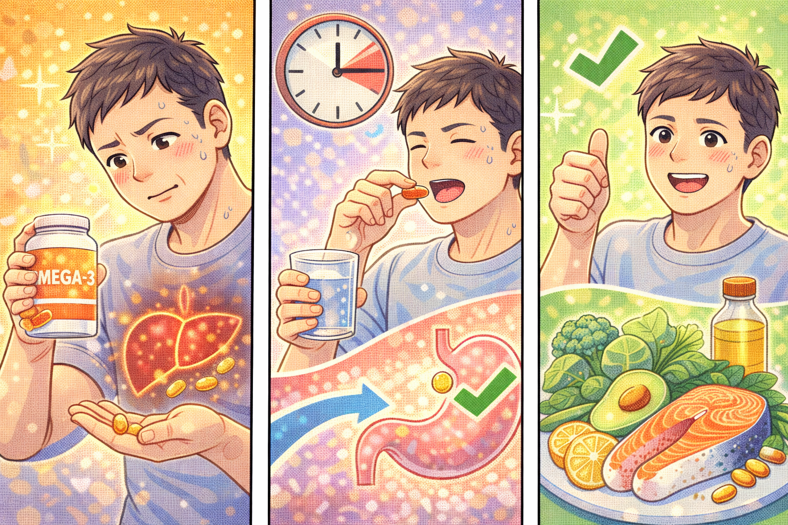 40대이상 필수 오메가3복용법 관련 사진