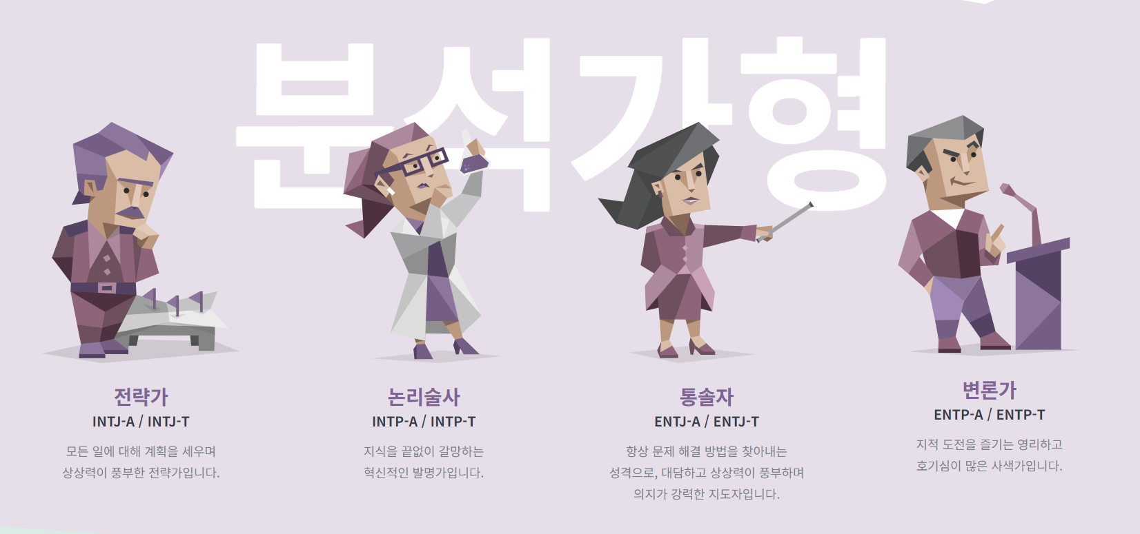 mbti 무료 검사 사이트 성격 유형 해석 궁합1