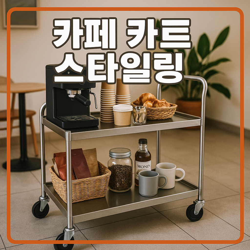카페 카트 스타일링