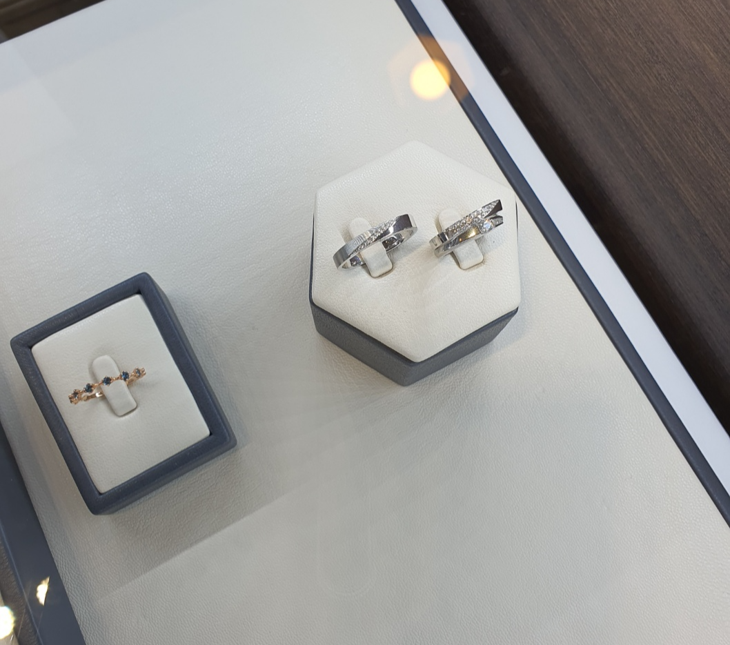 명품 웨딩링, 웨딩링 브랜드, 웨딩밴드 "백작"