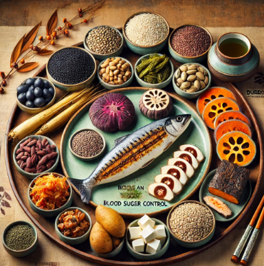 혈당 조절에 좋은 한국 자연식 관련 사진