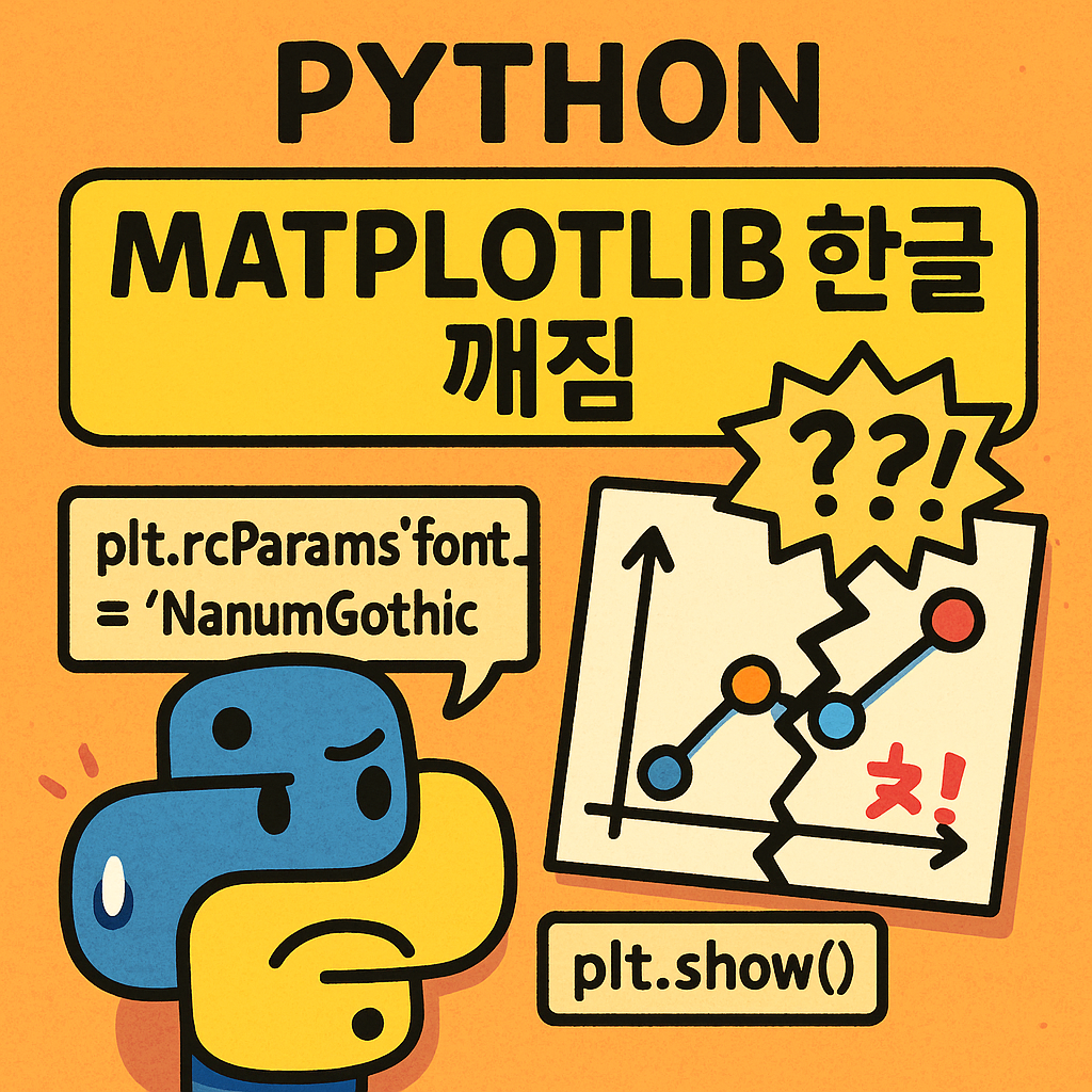 Matplotlib 한글 깨짐 해결법 완벽 가이드
