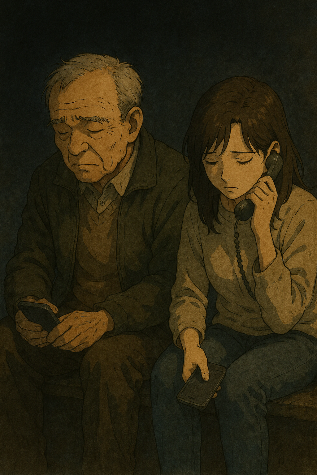 &ldquo;보이스피싱 피해에 멍하니 앉아 있는 사람들&rdquo;