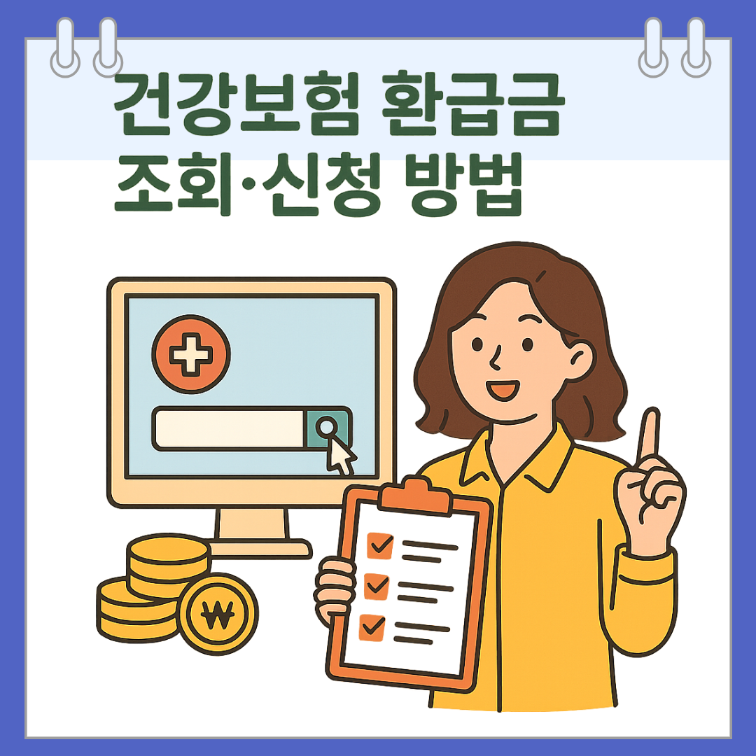 건강보험 환급금 조회, 신청 방법