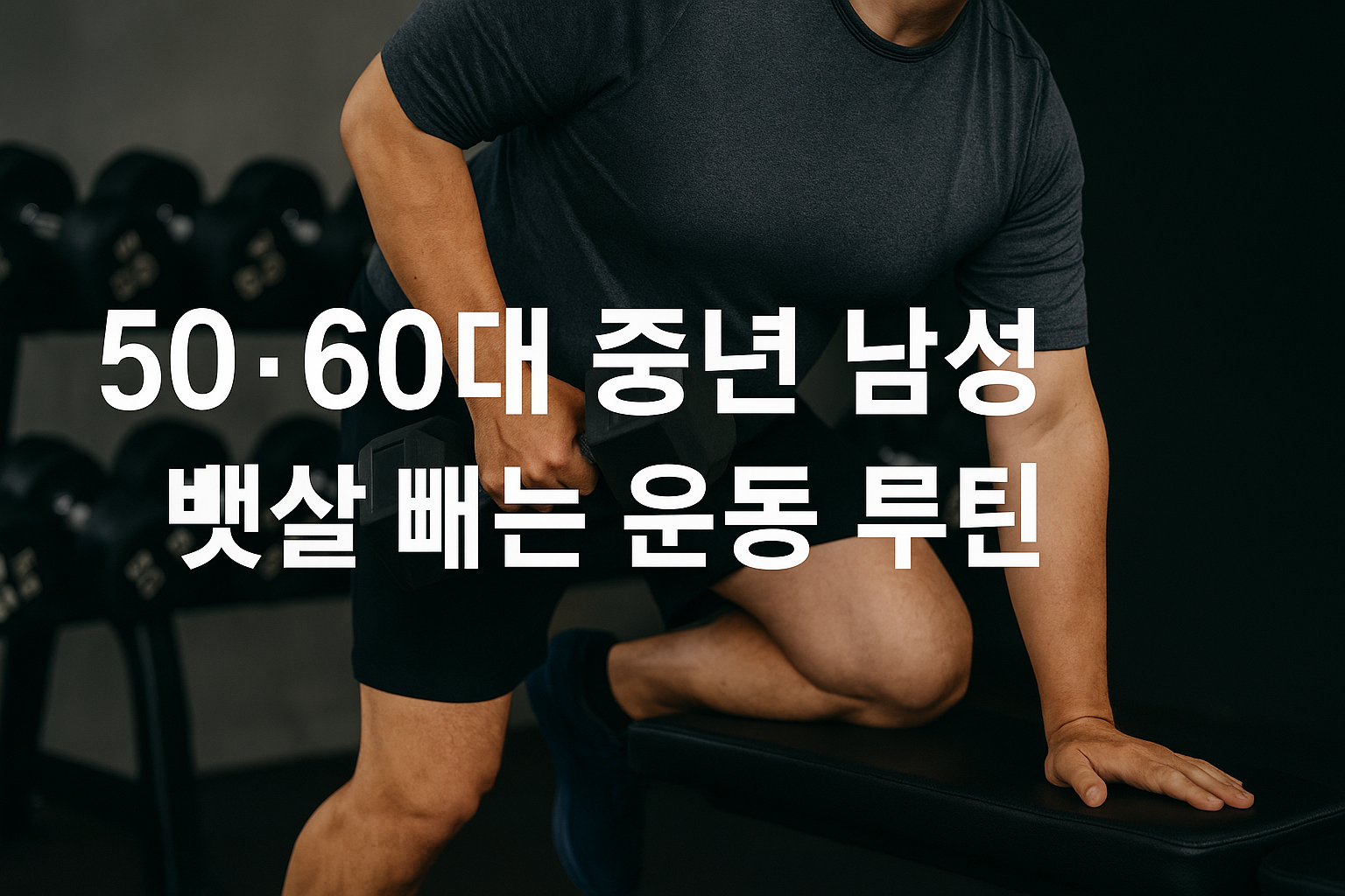 중년 남성 뱃살 빼는 운동