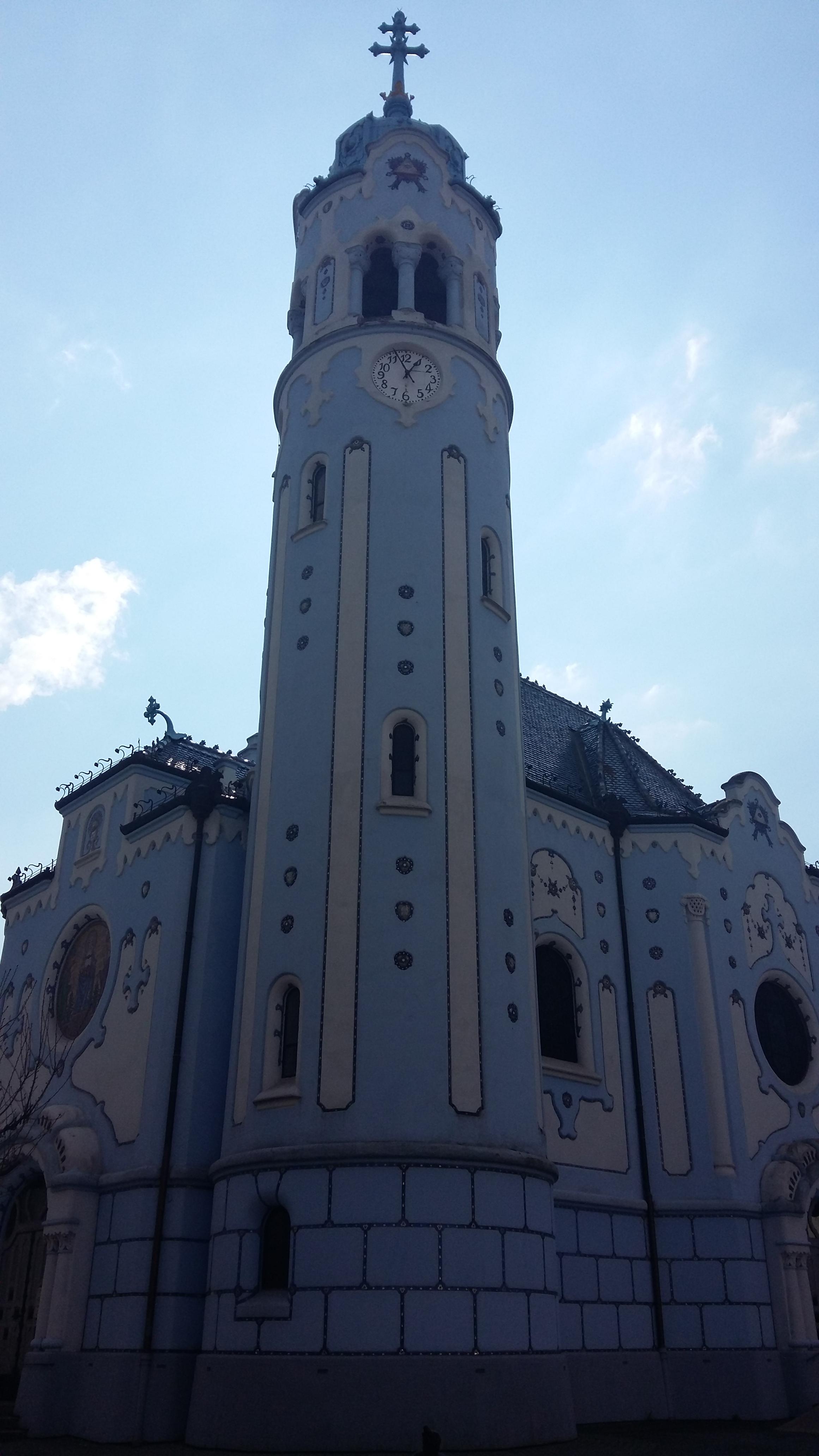 슬로바키아 브라티슬라바 파란 교회