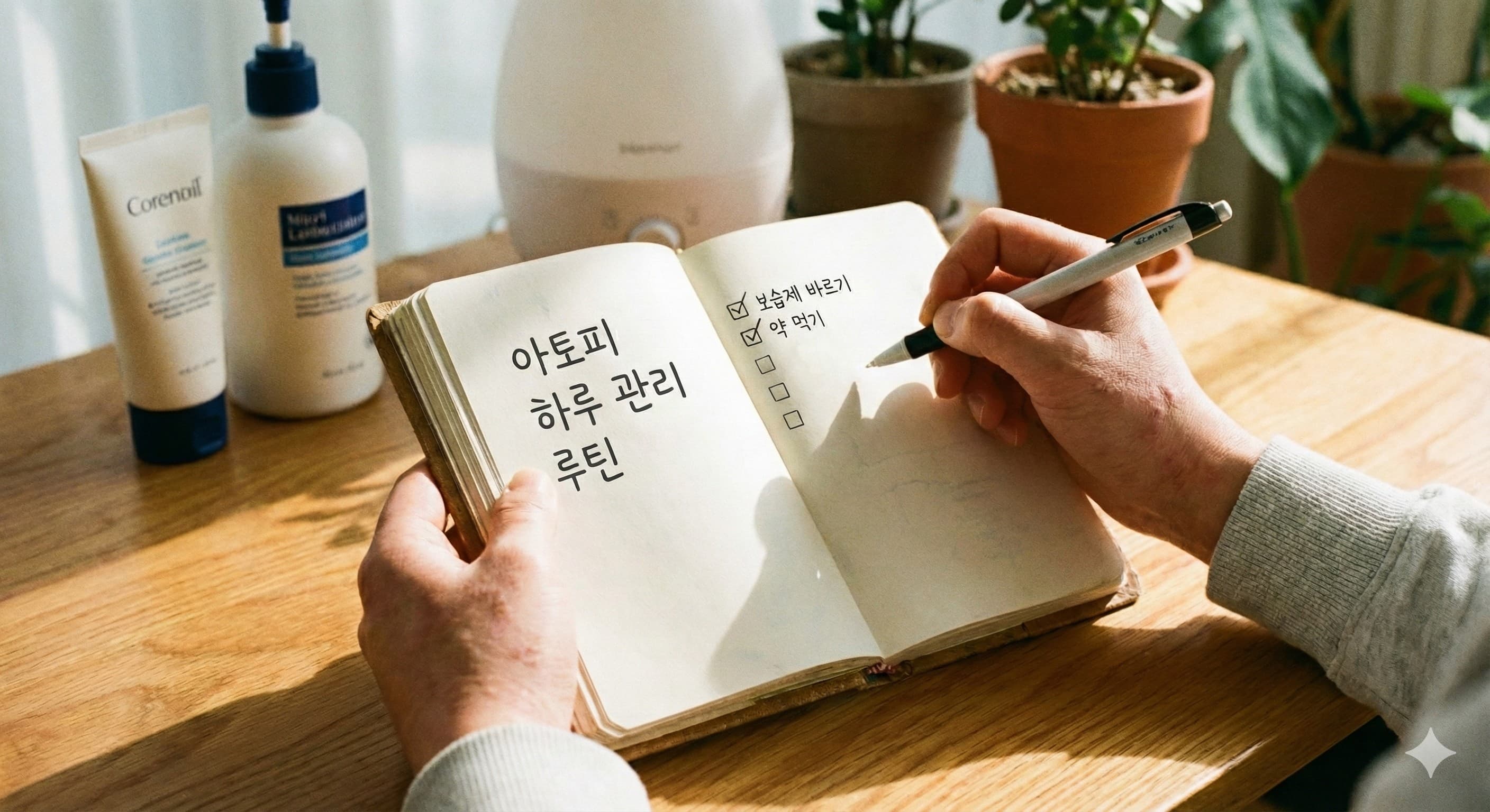 겨울철 아토피 관리 아토피 피부를 가진 사람의 겨울 하루 관리 루틴